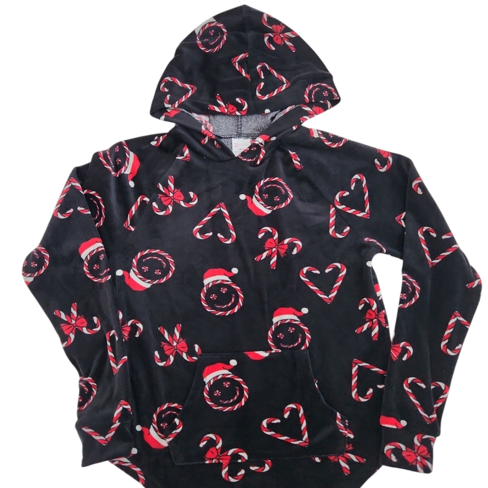 NOBO, children's sweatshirt, black, size XS, material 97%polyester, 7% spandex